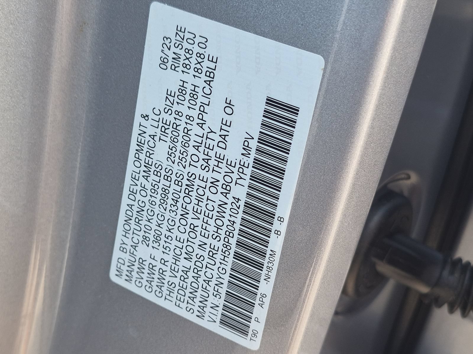 Certified 2023 Honda Pilot EX-L image 24