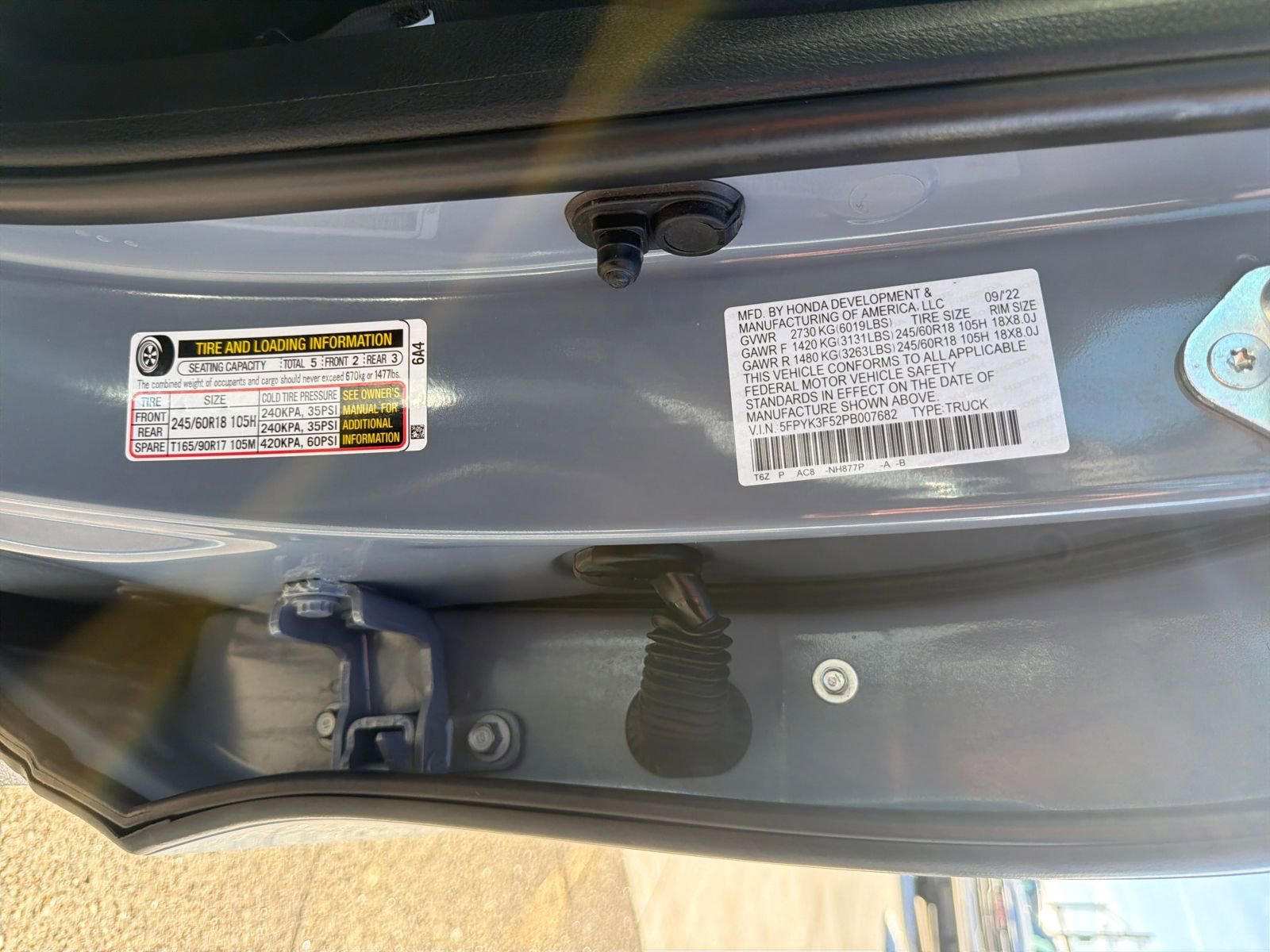 Used 2023 Honda Ridgeline RTL image 31