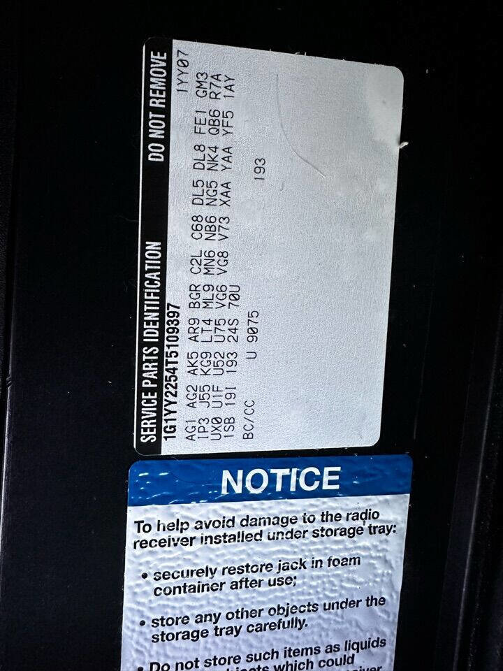 Used 1996 Chevrolet Corvette Coupe image 7