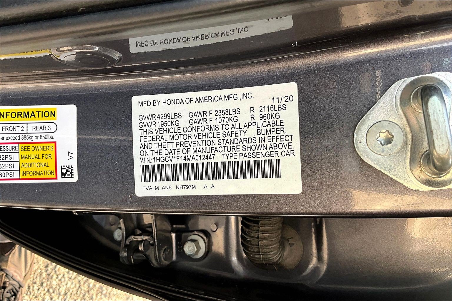 Used 2021 Honda Accord LX image 33