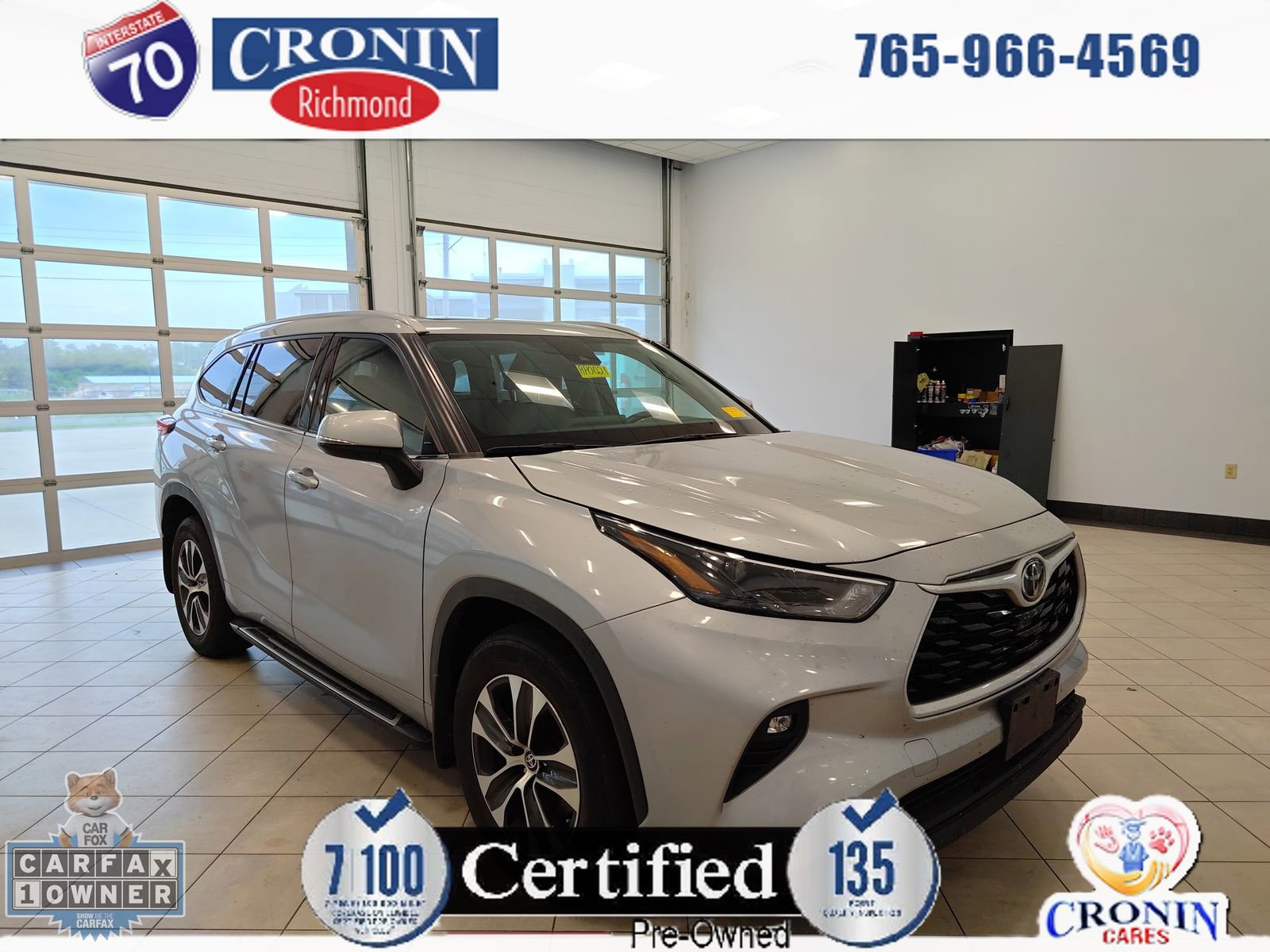 Used 2022 Toyota Highlander XLE image 1