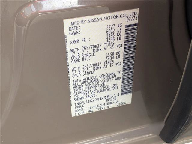 Used 2023 Nissan Frontier PRO-4X w/ Pro Convenience Package image 22