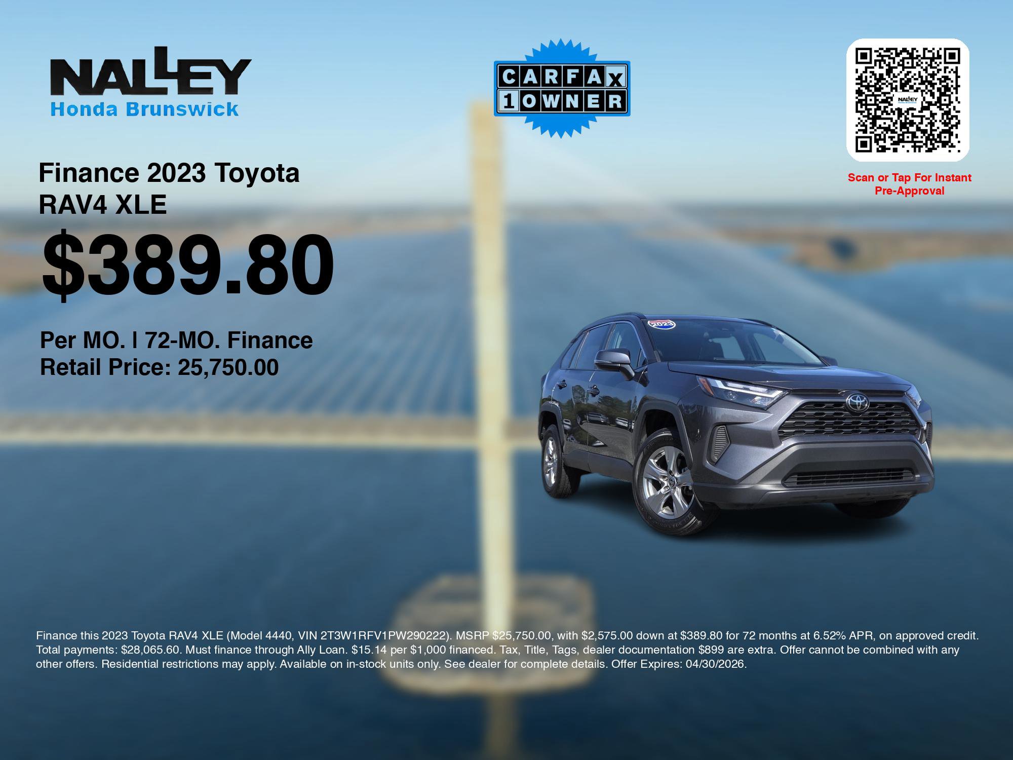 Used 2023 Toyota RAV4 XLE w/ Convenience Package image 3