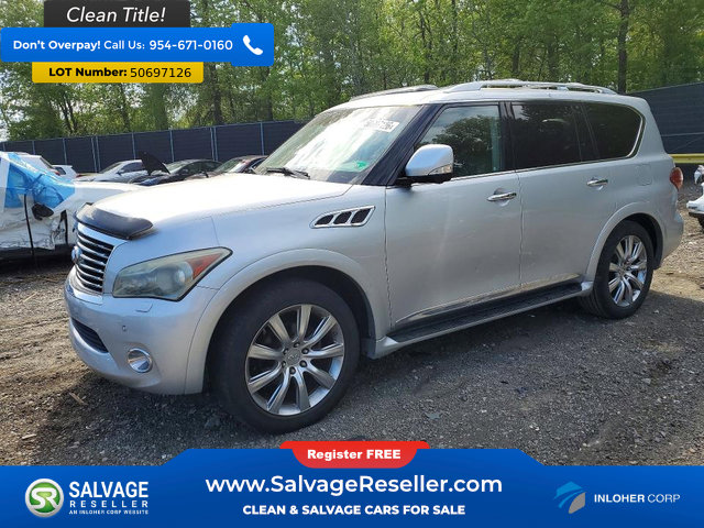 Used 2013 INFINITI QX56 4WD w/ Deluxe Touring Pkg image 1