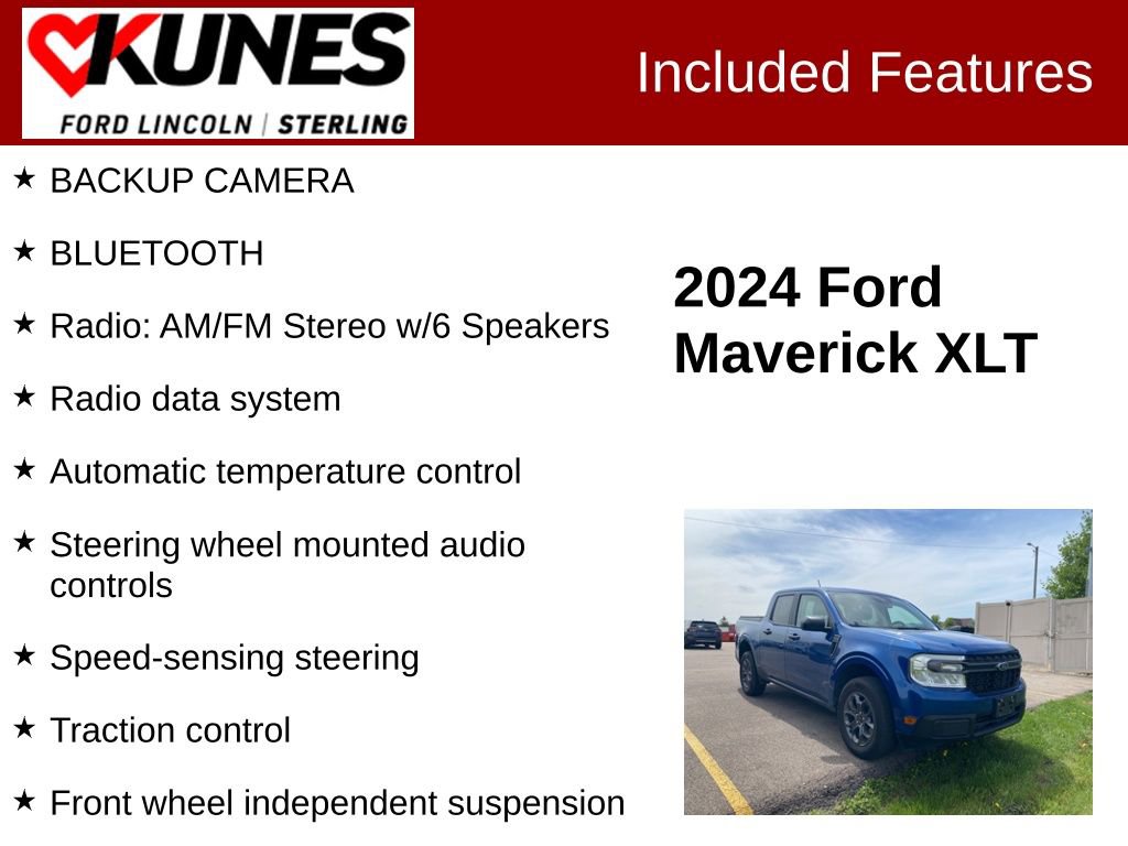 Used 2024 Ford Maverick XLT FWD image 2