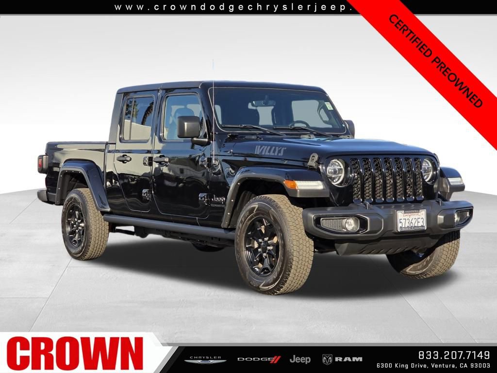 Certified 2021 Jeep Gladiator Willys