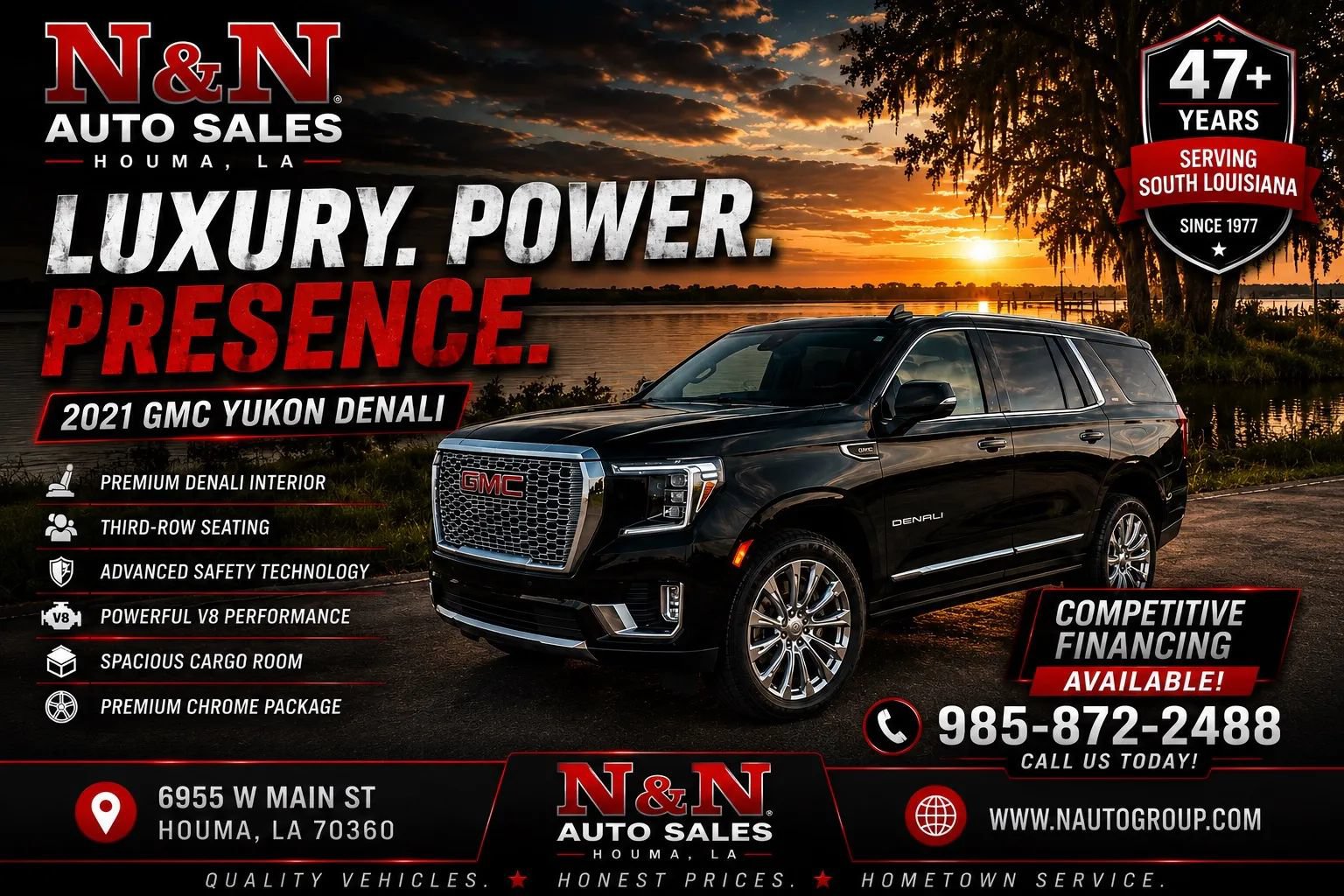 Used 2021 GMC Yukon XL Denali w/ Denali Premium Package RWD image 1