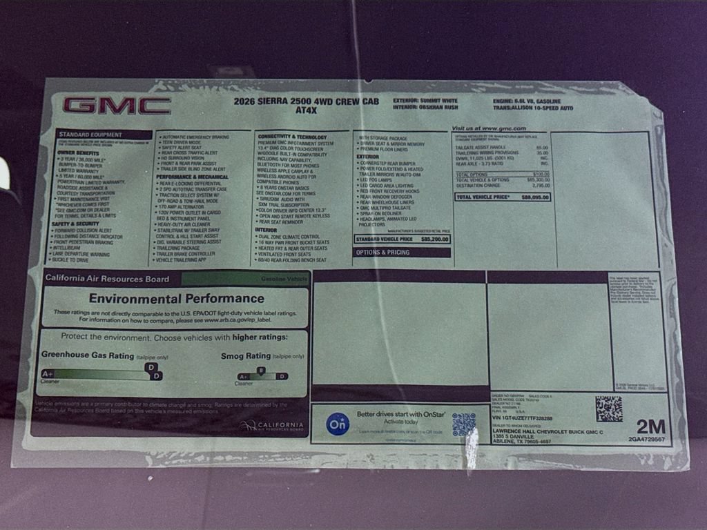 New 2026 GMC Sierra 2500 AT4X AWD/4WD image 20