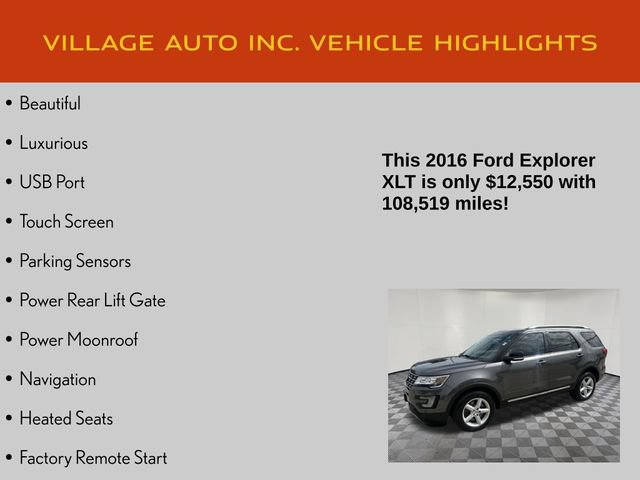 Used 2016 Ford Explorer XLT w/ Equipment Group 201A AWD/4WD image 7