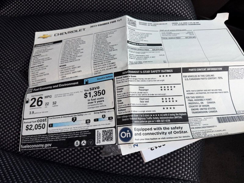 Used 2013 Chevrolet Equinox LT w/ Driver Convenience Package image 21