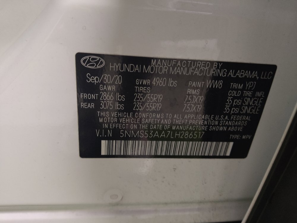 Used 2020 Hyundai Santa Fe Limited FWD image 33