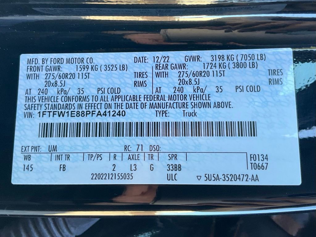 Used 2023 Ford F150 XLT w/ Equipment Group 302A High image 74