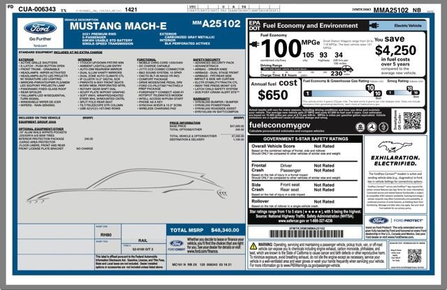 Used 2021 Ford Mustang Mach-E Premium image 32