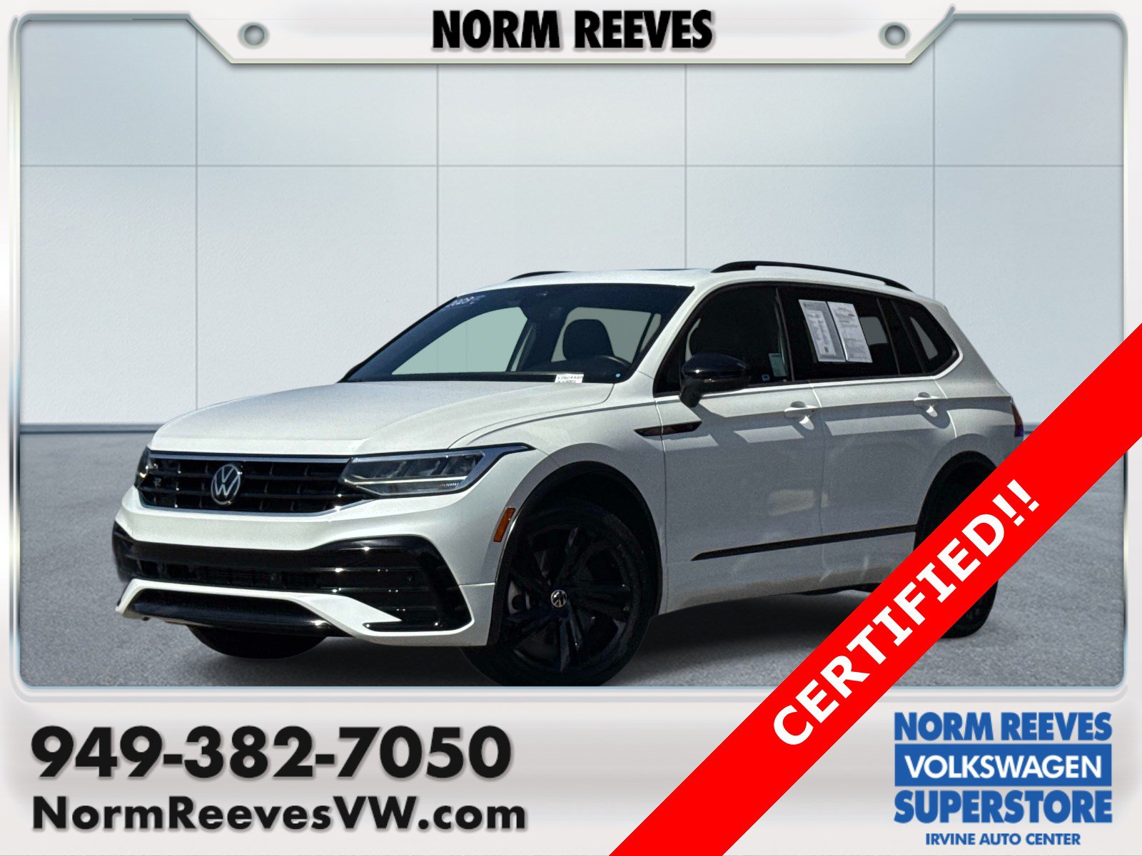 Certified 2023 Volkswagen Tiguan SE R-Line FWD video 1