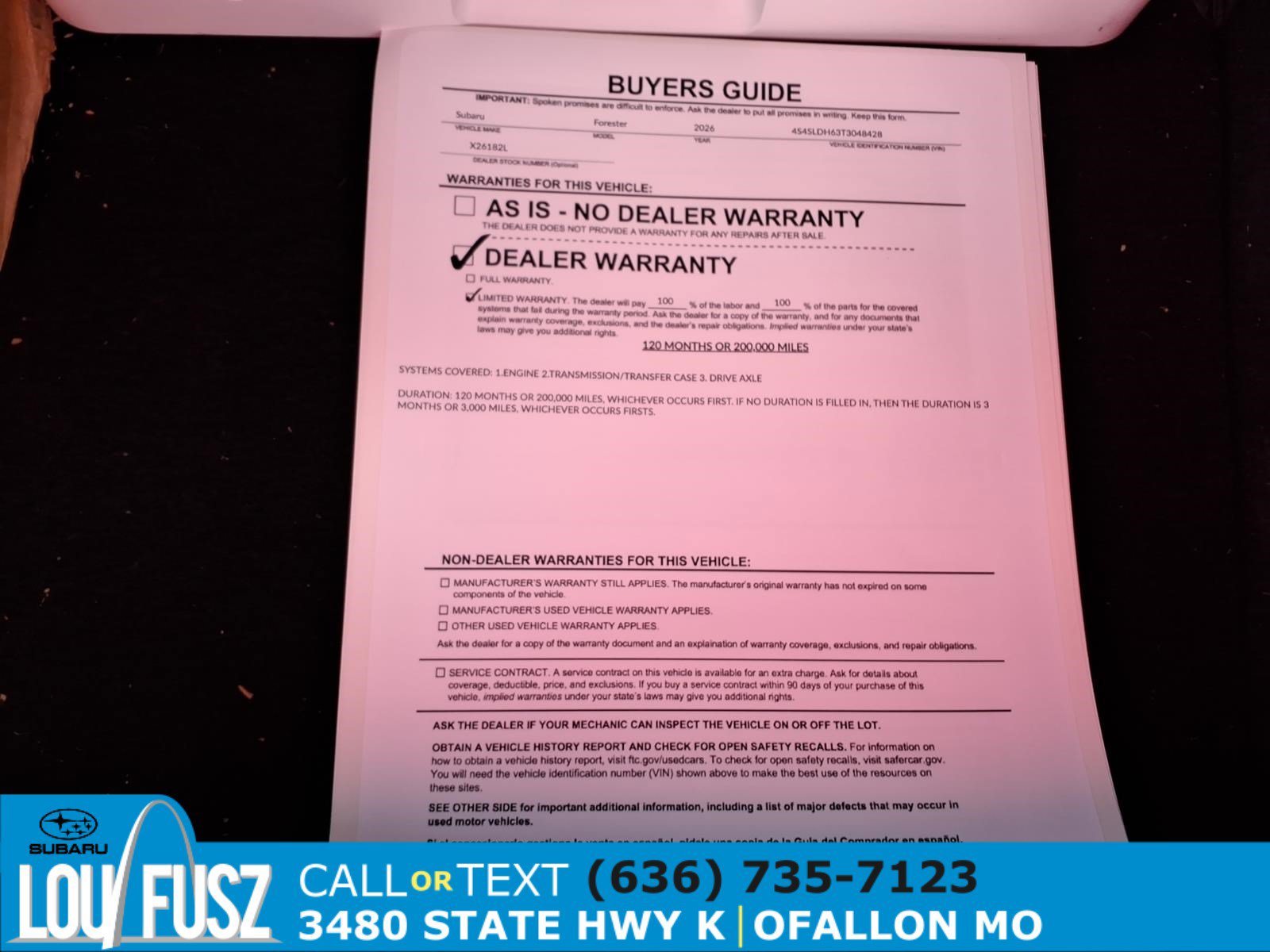 Used 2026 Subaru Forester Sport AWD/4WD image 35