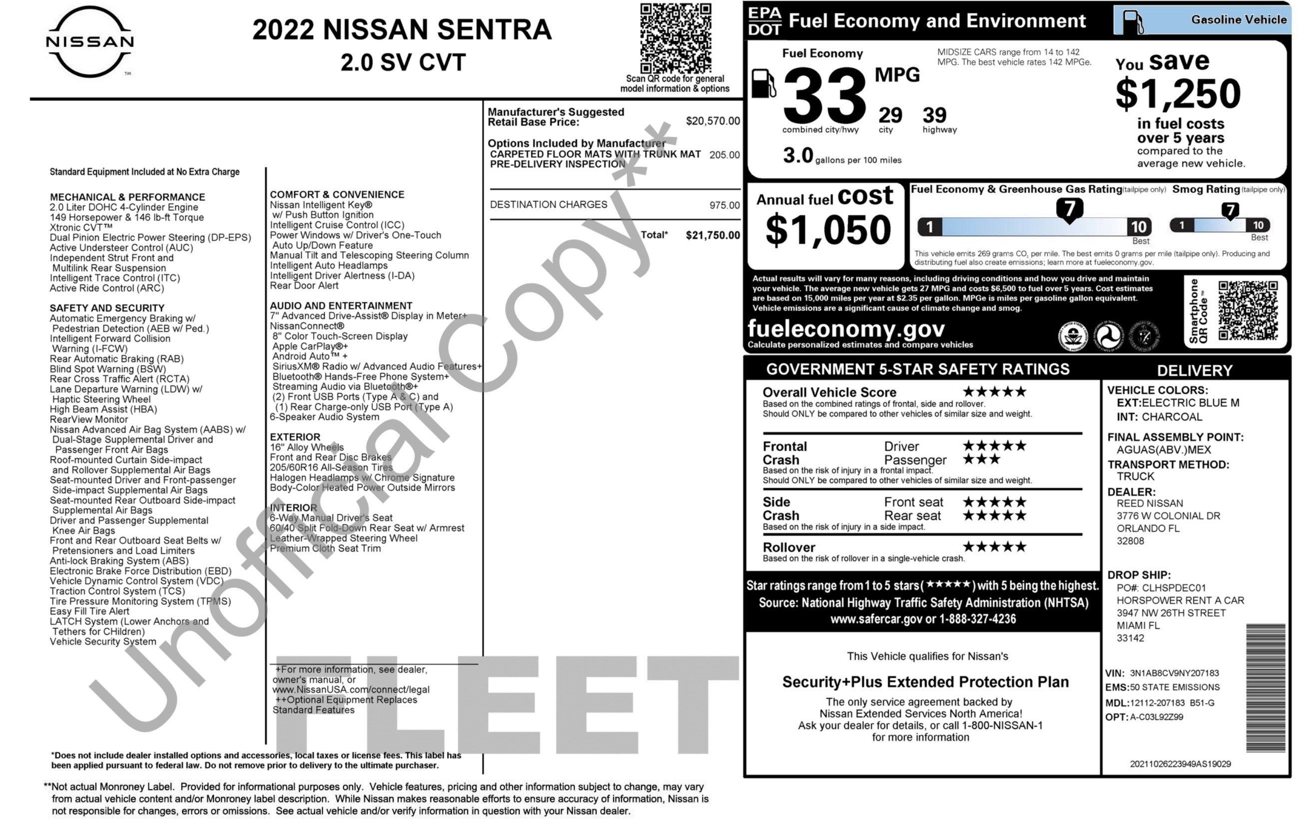 Used 2022 Nissan Sentra SV FWD image 2