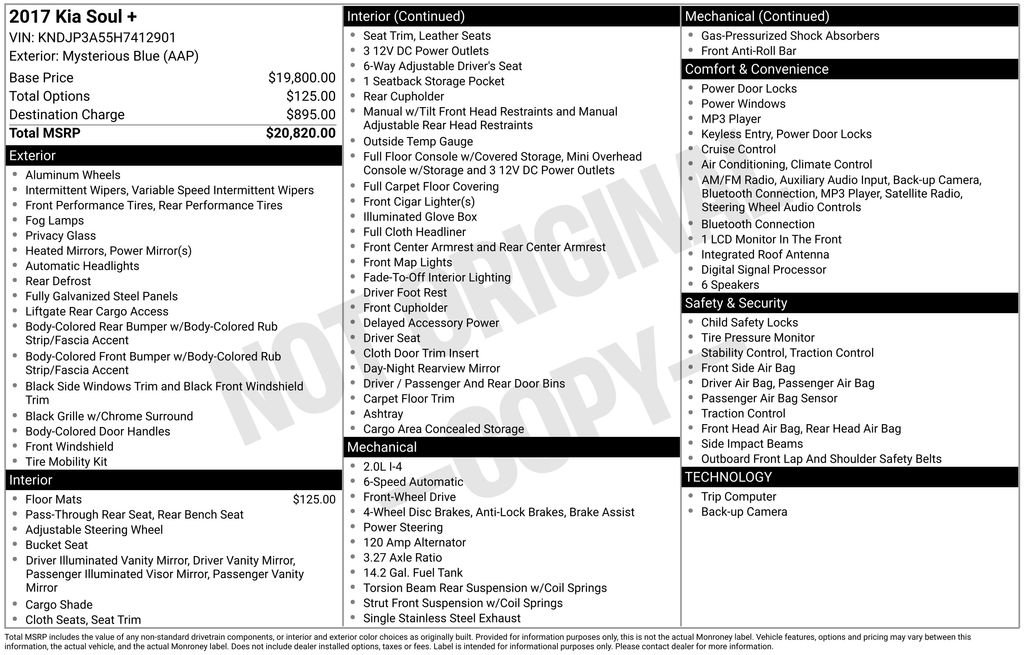 Used 2017 Kia Soul + image 6