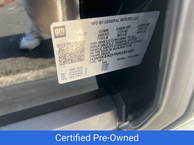 Certified 2022 Chevrolet Suburban RST image 33