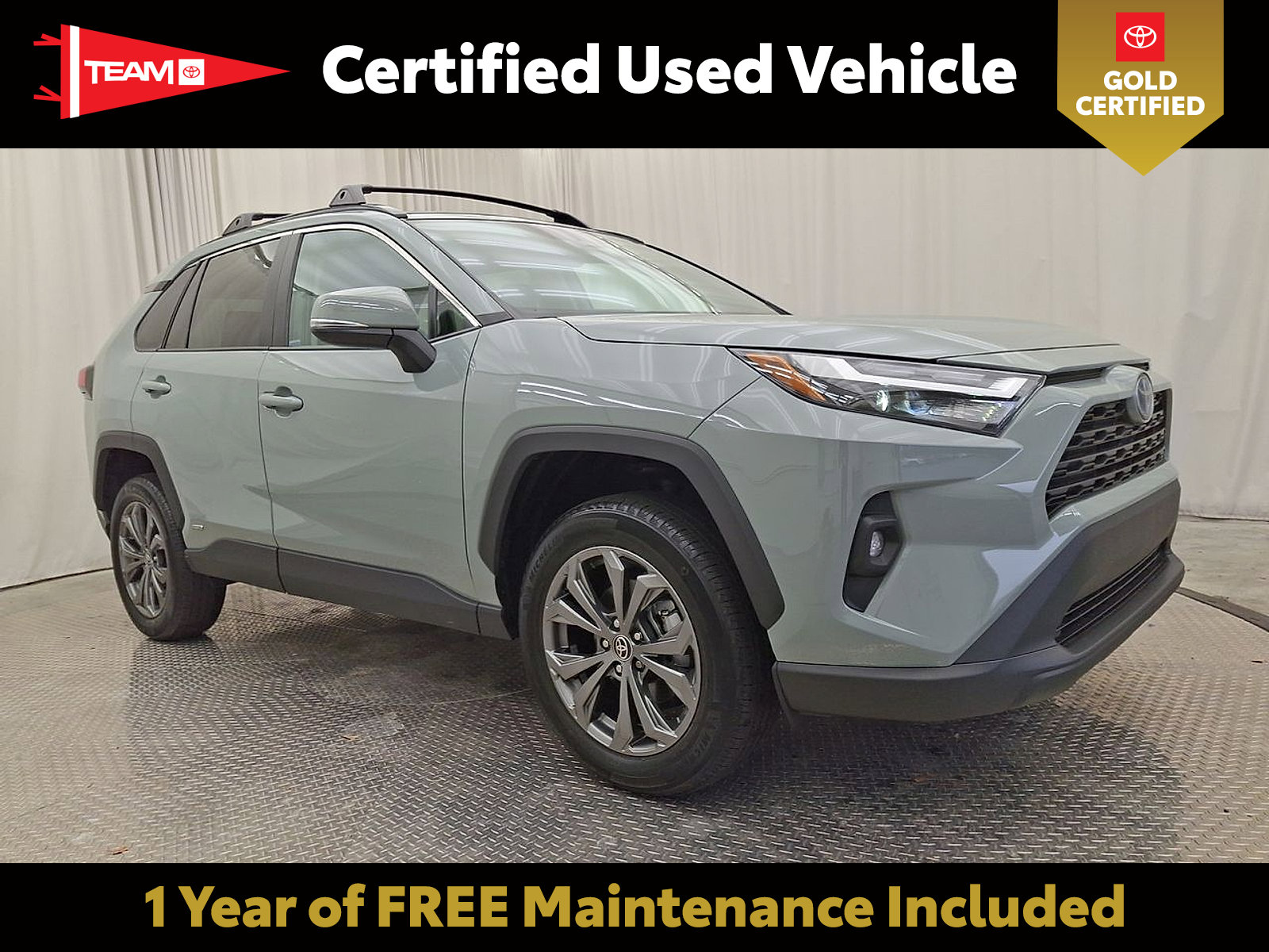 Certified 2022 Toyota RAV4 XLE Premium image 1