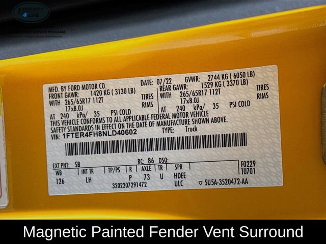 Used 2022 Ford Ranger XLT w/ Equipment Group 302A High image 32