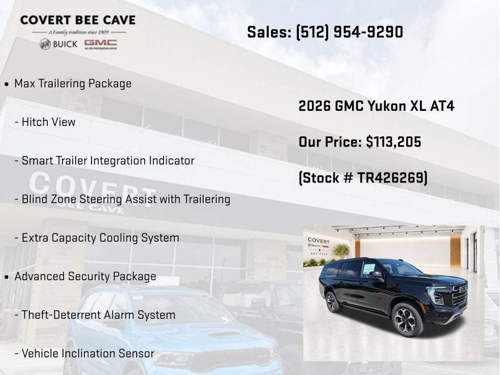 New 2026 GMC Yukon XL AT4 w/ AT4 Premium Plus Package AWD/4WD image 25