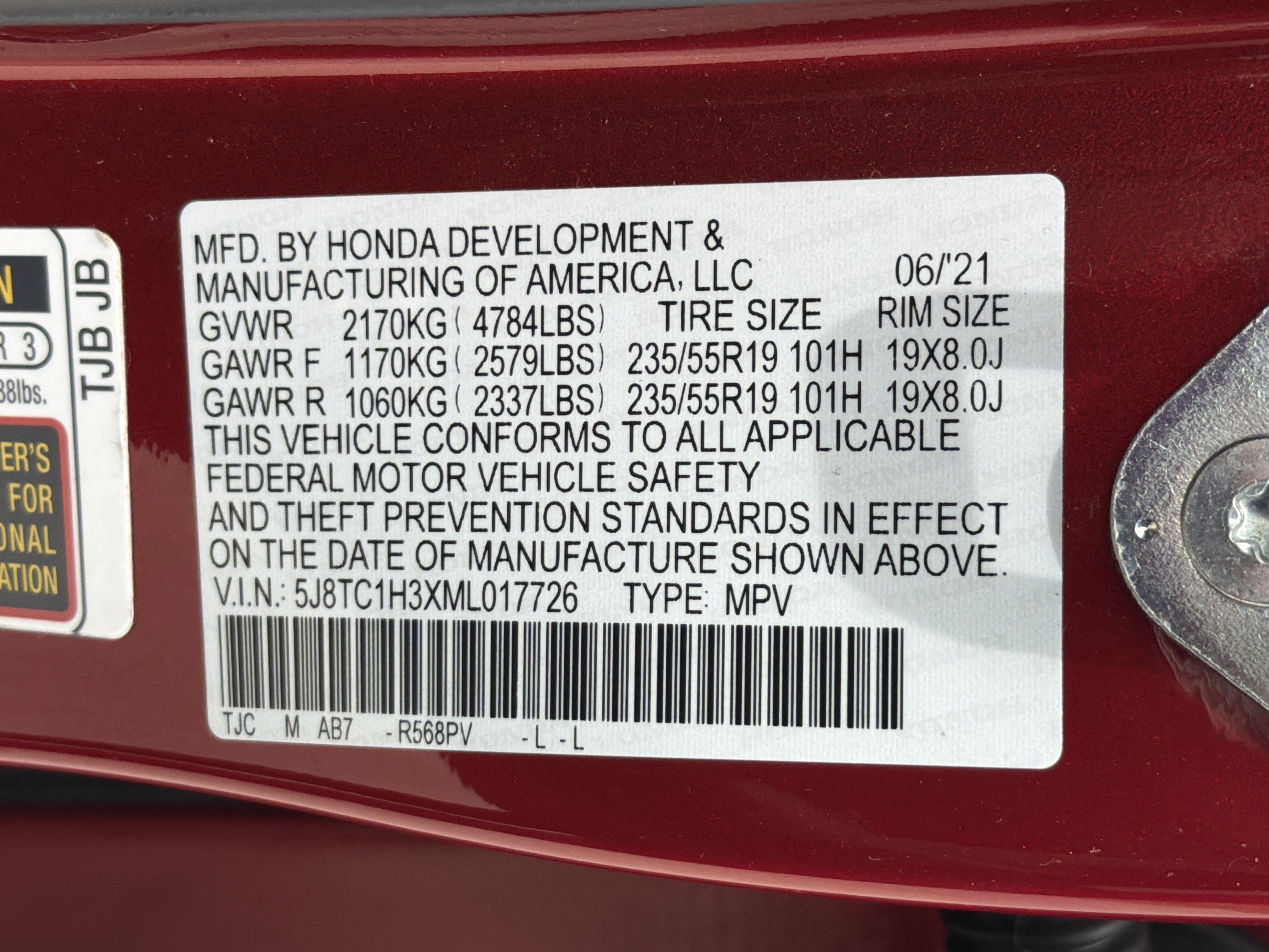 Certified 2021 Acura RDX FWD image 35