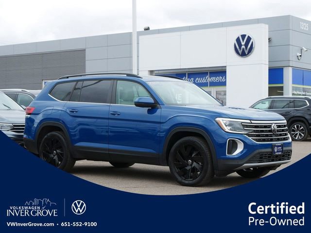 Certified 2025 Volkswagen Atlas SE w/ Panoramic Sunroof Package