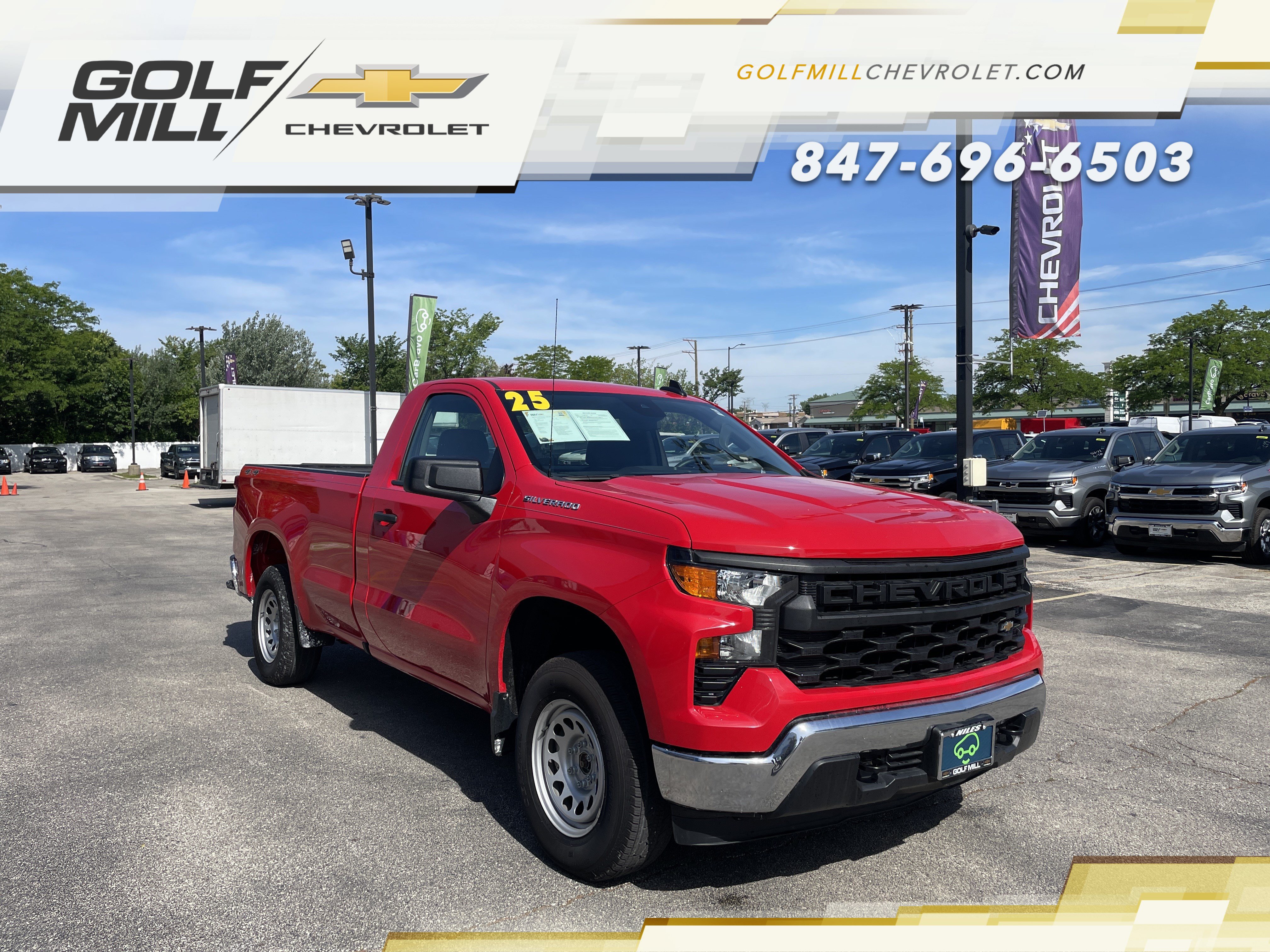 Certified 2025 Chevrolet Silverado 1500 W/T w/ Trailering Package AWD/4WD image 5