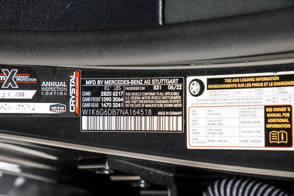 Used 2022 Mercedes-Benz S 500 4MATIC w/ AMG Line Package image 44