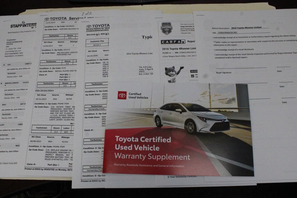 Certified 2016 Toyota 4Runner Limited AWD/4WD image 29