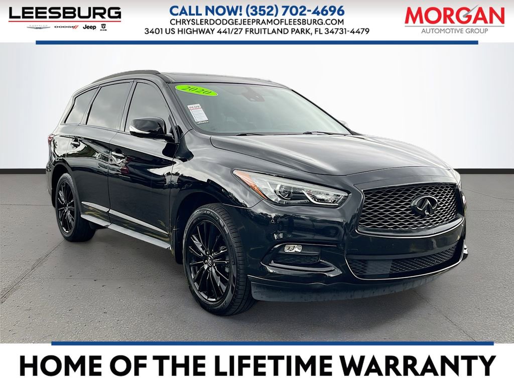 Used 2020 INFINITI QX60 Luxe w/ Essential Package FWD image 1