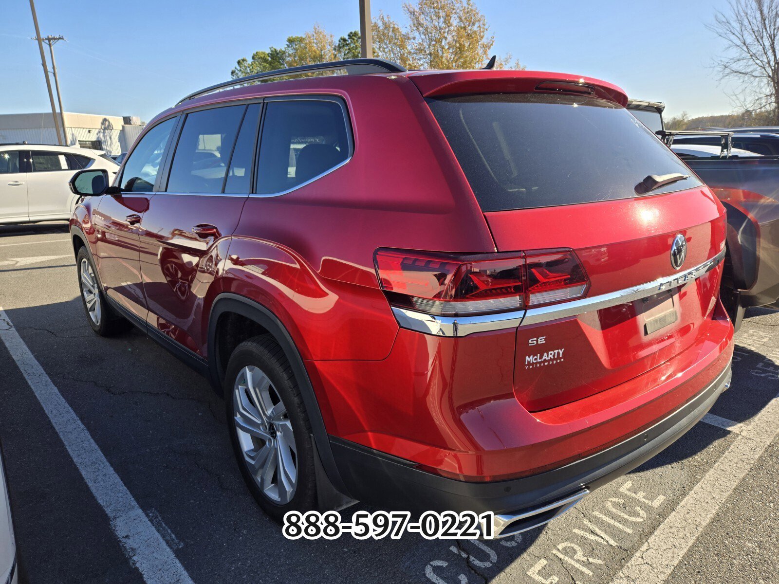 Used 2021 Volkswagen Atlas SE image 7