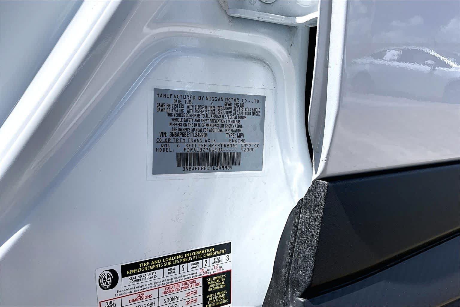 Certified 2026 Nissan Kicks S FWD image 33