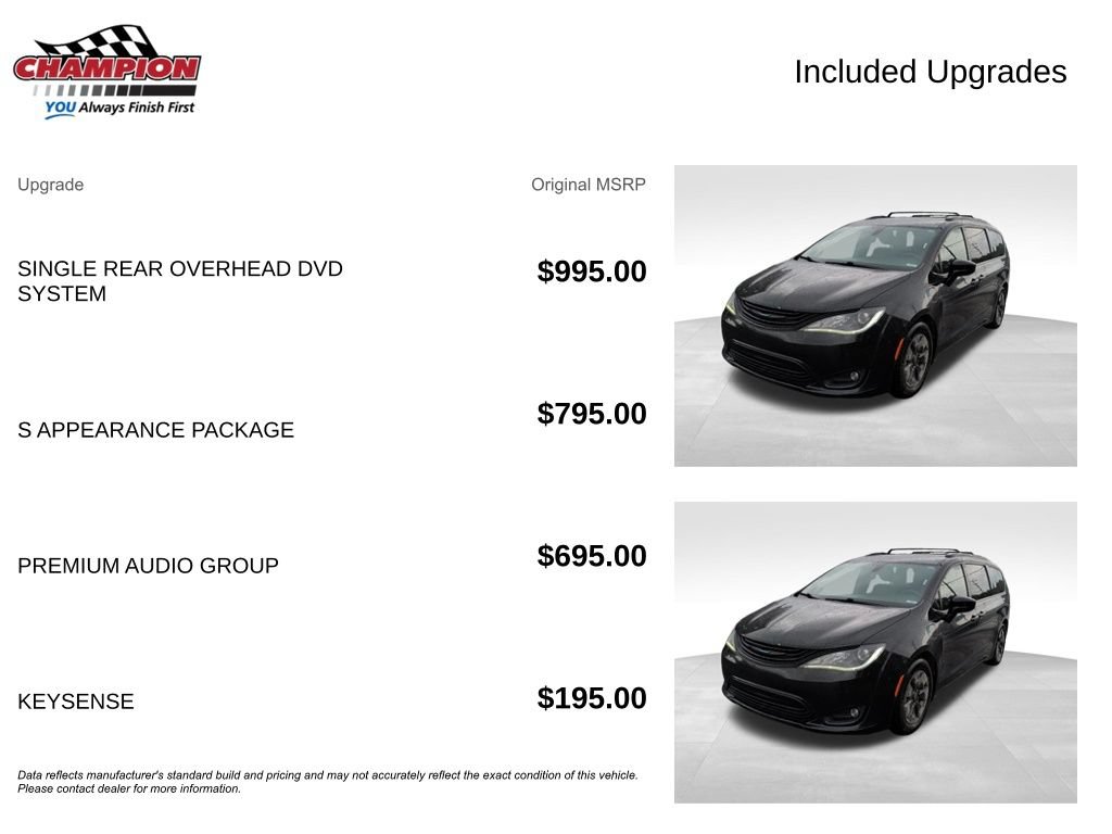 Used 2019 Chrysler Pacifica Touring-L w/ S Appearance Package FWD image 4