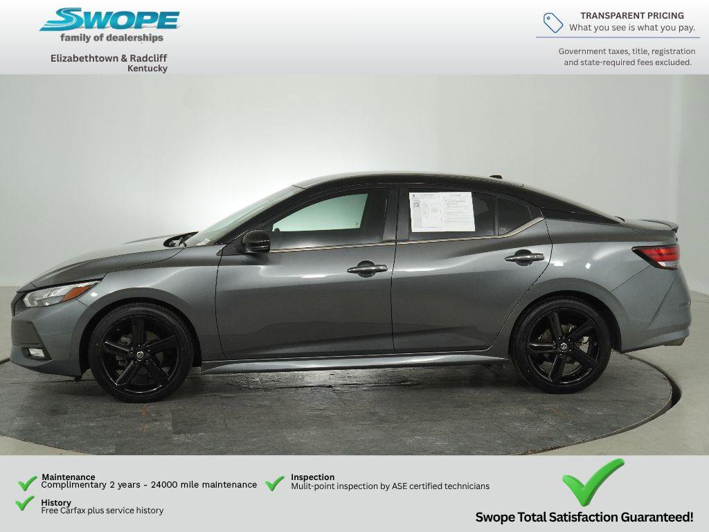 Certified 2023 Nissan Sentra SR w/ Midnight Edition Package FWD image 7
