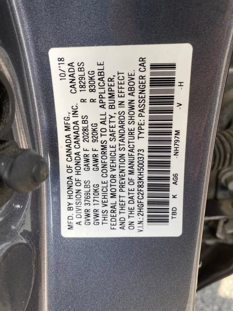 Used 2019 Honda Civic Sport image 18