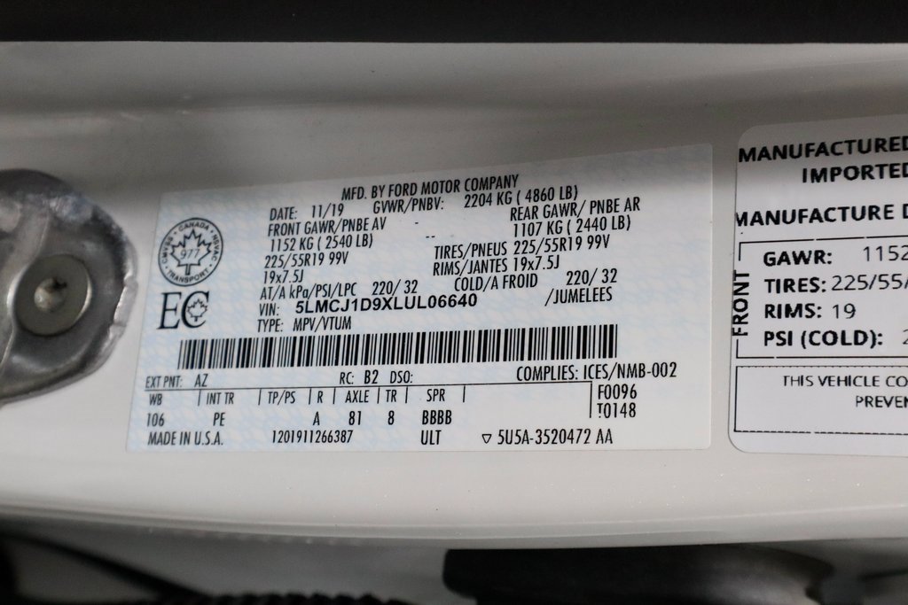 Used 2020 Lincoln Corsair AWD w/ Luxury Package image 33