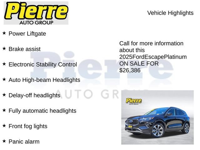Used 2025 Ford Escape Platinum AWD/4WD image 22