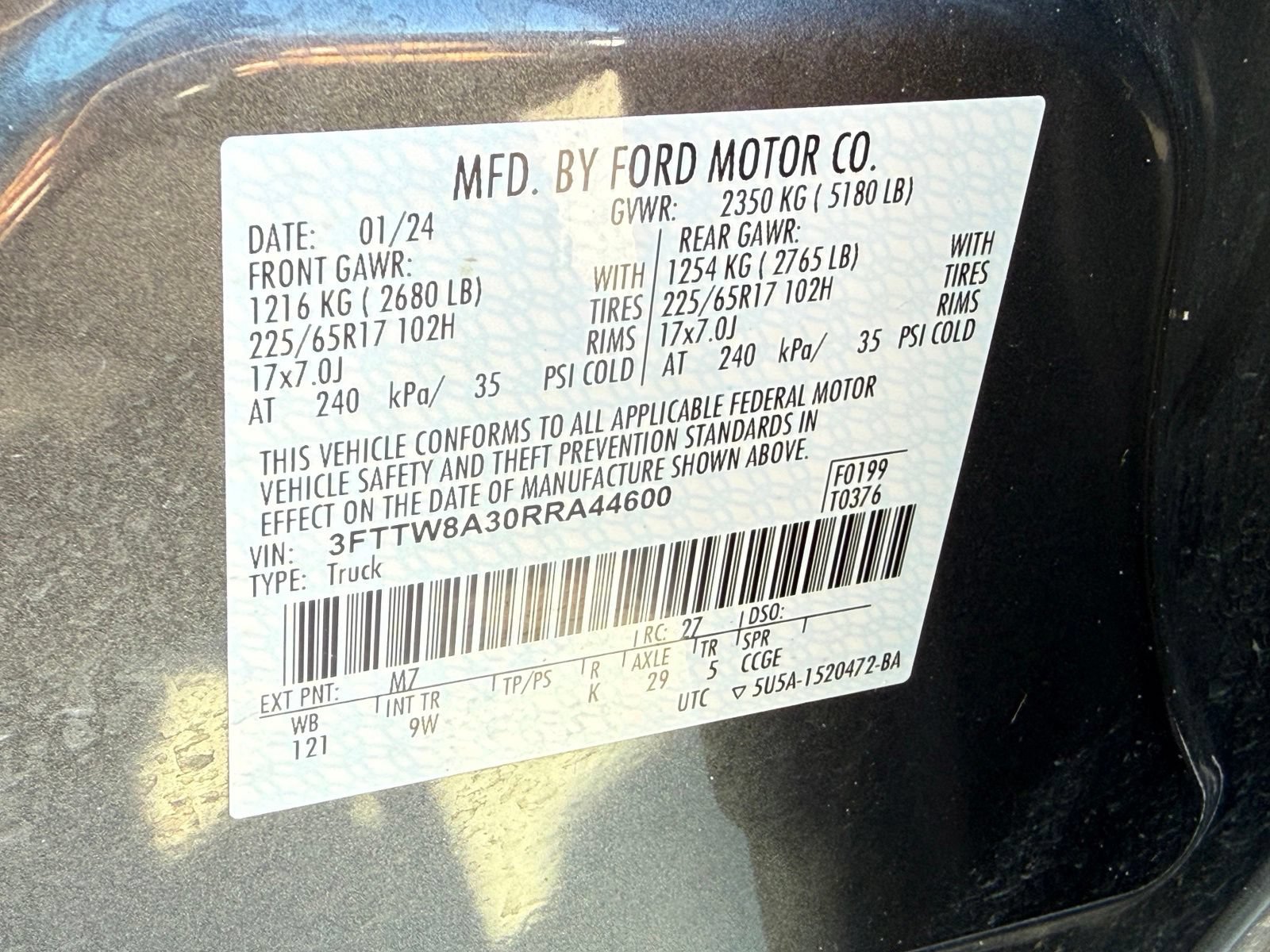 Used 2024 Ford Maverick XL FWD image 10