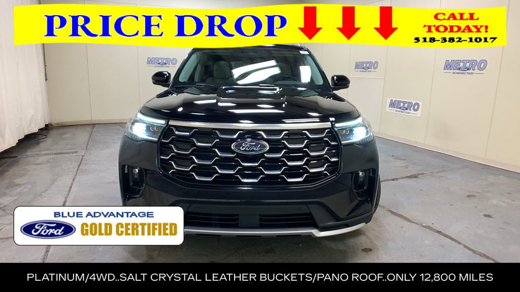 Certified 2025 Ford Explorer Platinum w/ LUX Leather Package AWD/4WD image 8