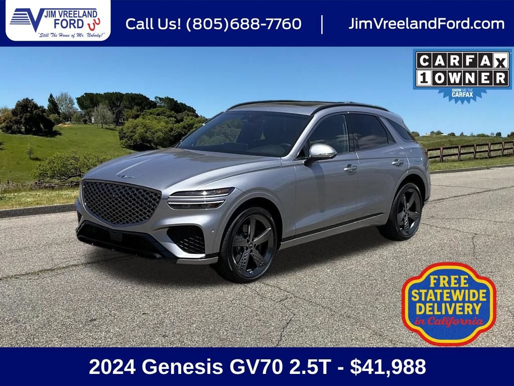 Used 2024 Genesis GV70 2.5T w/ Sport Prestige Package AWD/4WD image 1