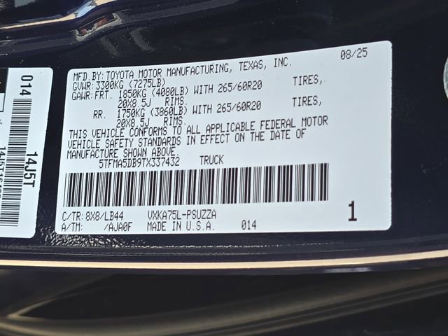 New 2026 Toyota Tundra 1794 Edition image 35