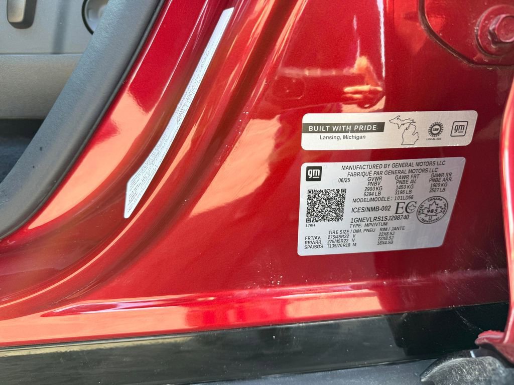 Used 2025 Chevrolet Traverse RS w/ LPO, Floor Liner Package AWD/4WD image 22