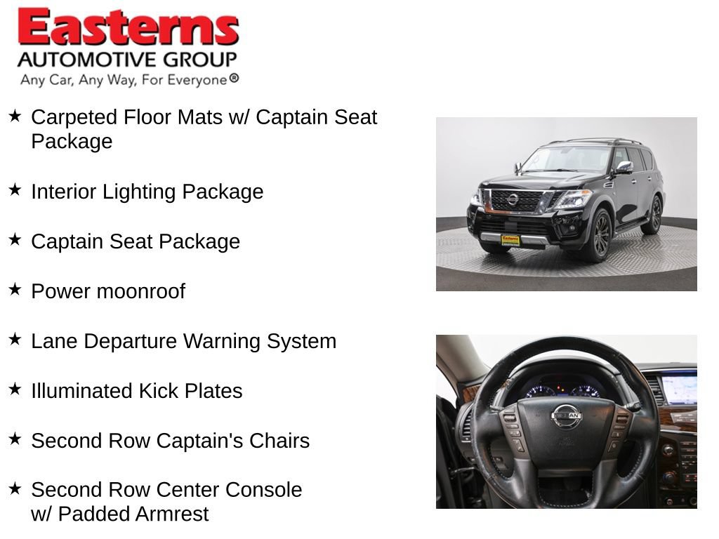 Used 2017 Nissan Armada Platinum w/ Captain Seat Package AWD/4WD image 11