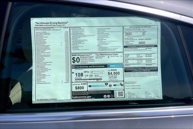 New 2026 BMW i4 eDrive40 RWD image 13