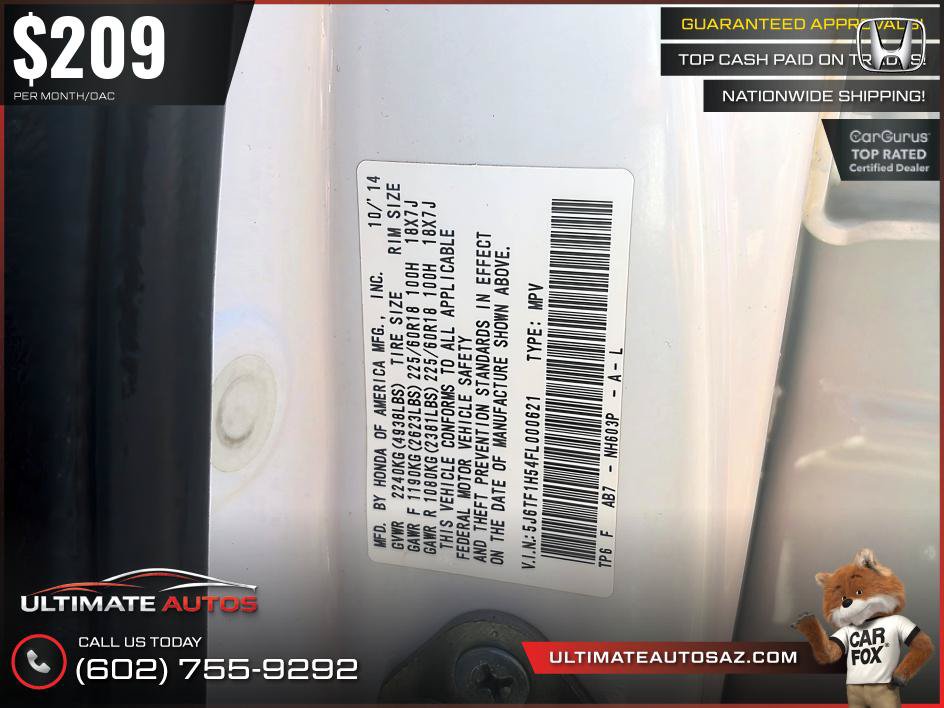 Used 2015 Honda Crosstour EX-L image 24