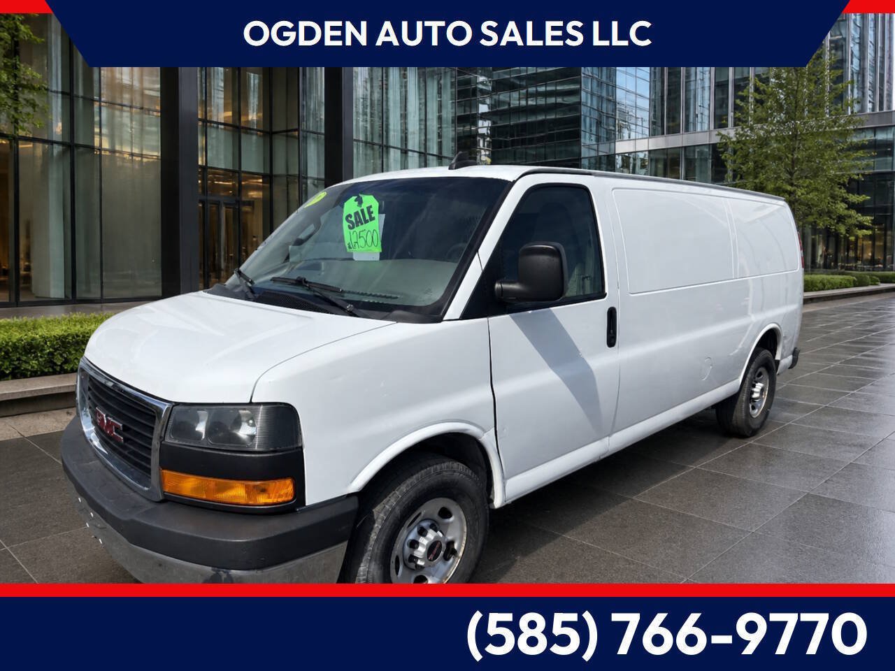 Used 2019 GMC Savana 3500 Extended w/ Chrome Appearance Package