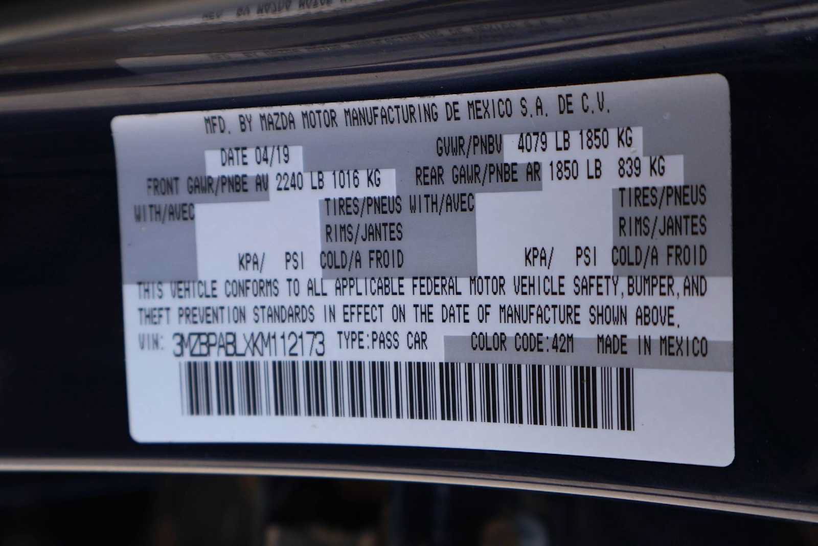 Used 2019 MAZDA MAZDA3 Sedan FWD image 21