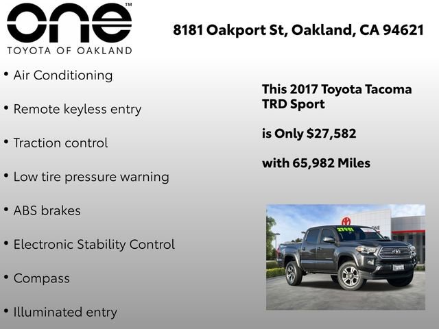 Certified 2017 Toyota Tacoma TRD Sport image 6