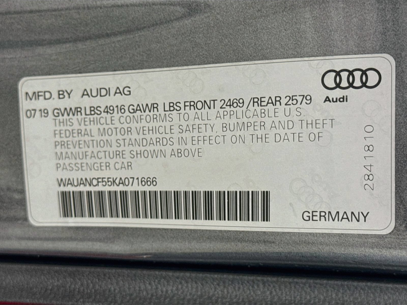 Used 2019 Audi A5 2.0T Premium w/ Convenience Package AWD/4WD image 31